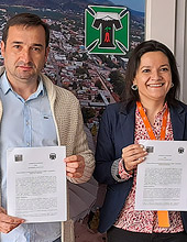 Mejor Niñez firma convenio con Club Deportes Temuco